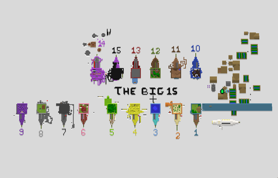 Unduh The Big 15 untuk Minecraft 1.12.2